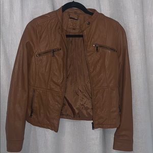 Faux leather jacket